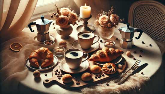 Romantisches Frühstück Romantisches Frühstück